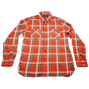 Polo Ralph Lauren Men's Classic Fit Button-Up Long-Sleeved Shirt Red Medium